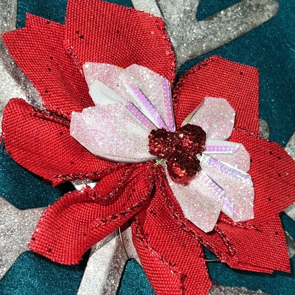 Rustic Tin Plate Snowflakes EXTRA LARGE Holiday Winter Wall Art Hanging Metal - Picture 7 of 12